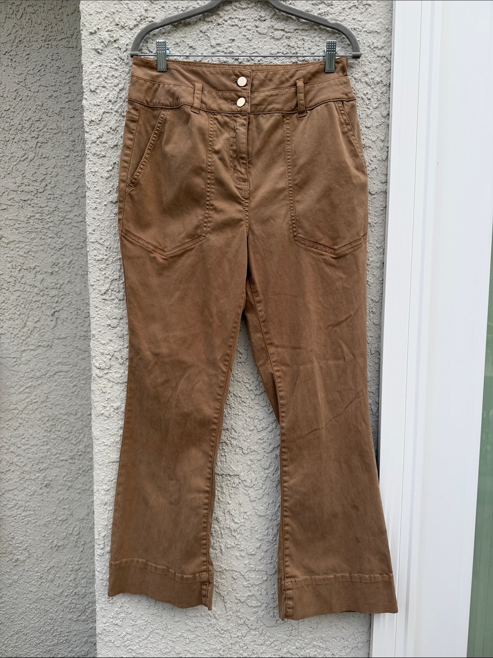Joie Women's Tan Khaki Utility Trouser Pants Size 8
